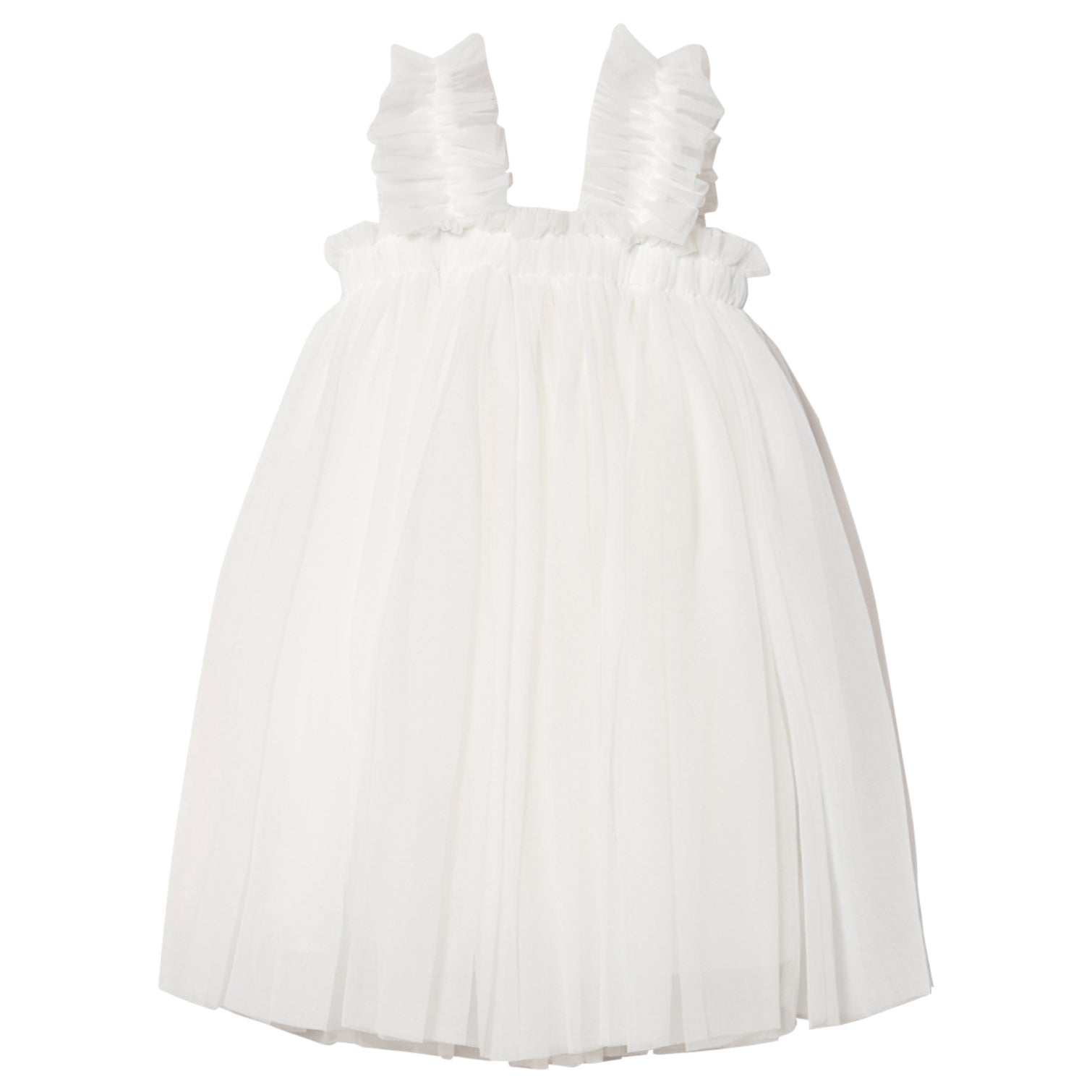 DOLLY BY LE PETIT TOM TUTU DRESS BEACH COVER UP OFF-WHITE