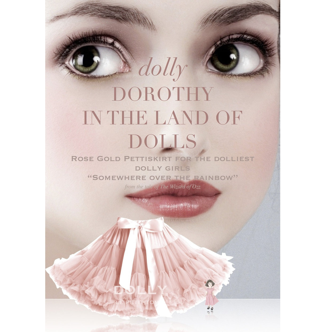 DOLLY BY LE PETIT TOM PETTISKIRT DOROTHY IN THE LAND OF DOLLS BALLET PINK