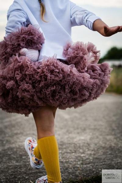DOLLY BY LE PETIT TOM PETTISKIRT THUMBELINA MAUVE