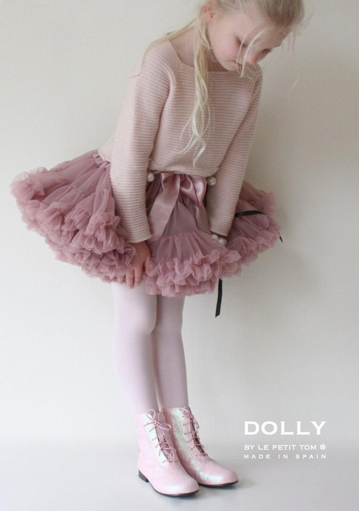 DOLLY BY LE PETIT TOM PETTISKIRT THUMBELINA MAUVE
