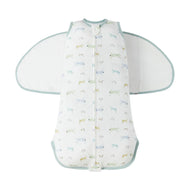 NEST DESIGNS BAMBOO JERSEY SWADDLE SLEEP BAG 0.25 TOG THE ANT & THE GRASSHOPPER 0-6M