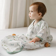 NEST DESIGNS 0.23 TOG BAMBOO SILK SHORT SLEEVE SLEEP BAG THE ANT & THE GRASSHOPPER