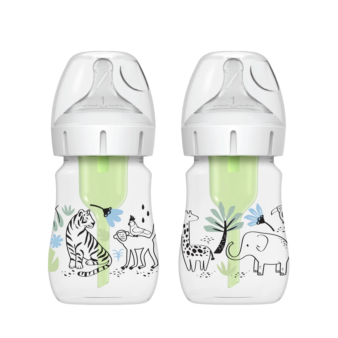 DR. BROWN'S WIDE NECK ANTI-COLIC OPTIONS  BOTTLE - 2-PACK 5OZ/150ML