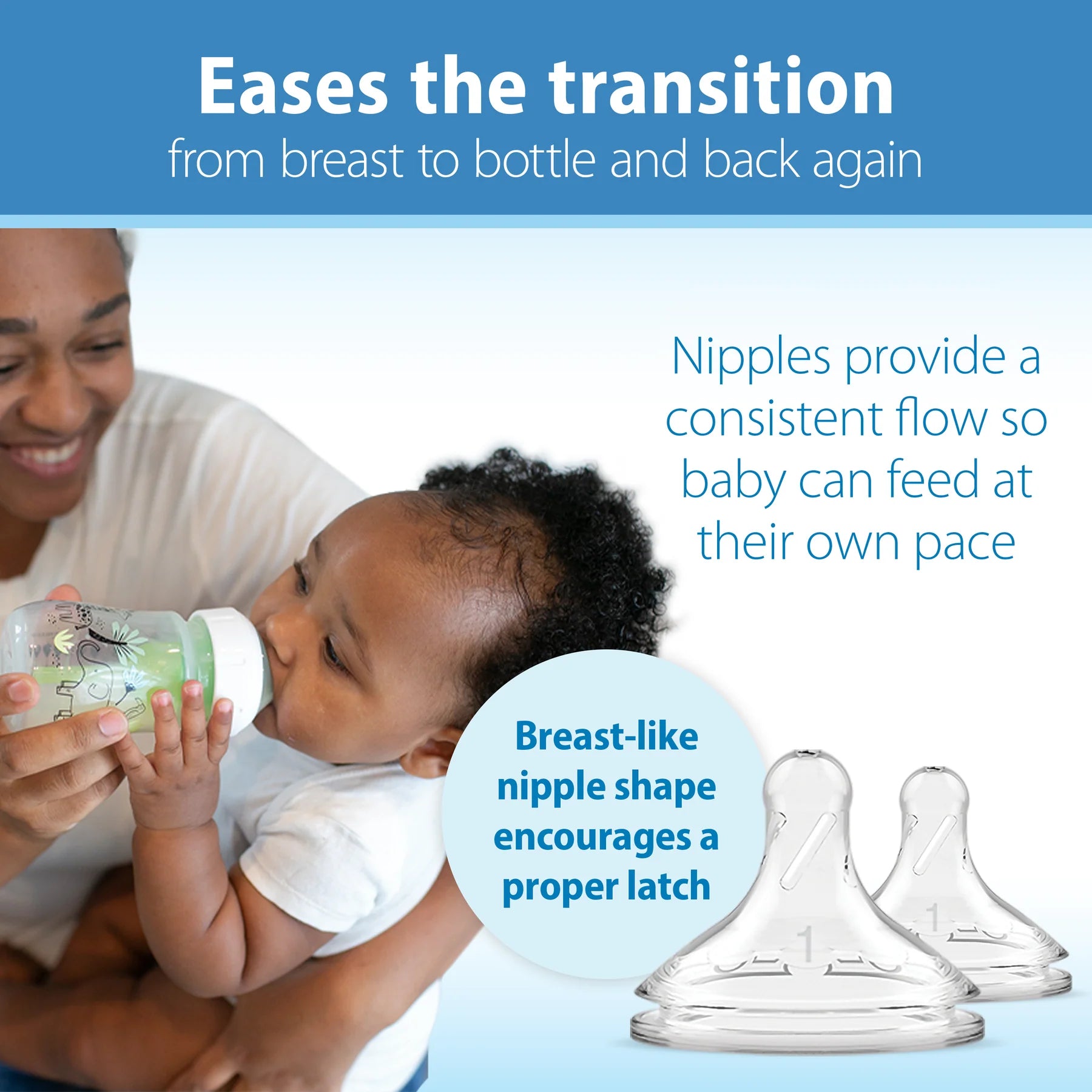 DR. BROWN'S WIDE NECK ANTI-COLIC OPTIONS  BOTTLE - 2-PACK 5OZ/150ML