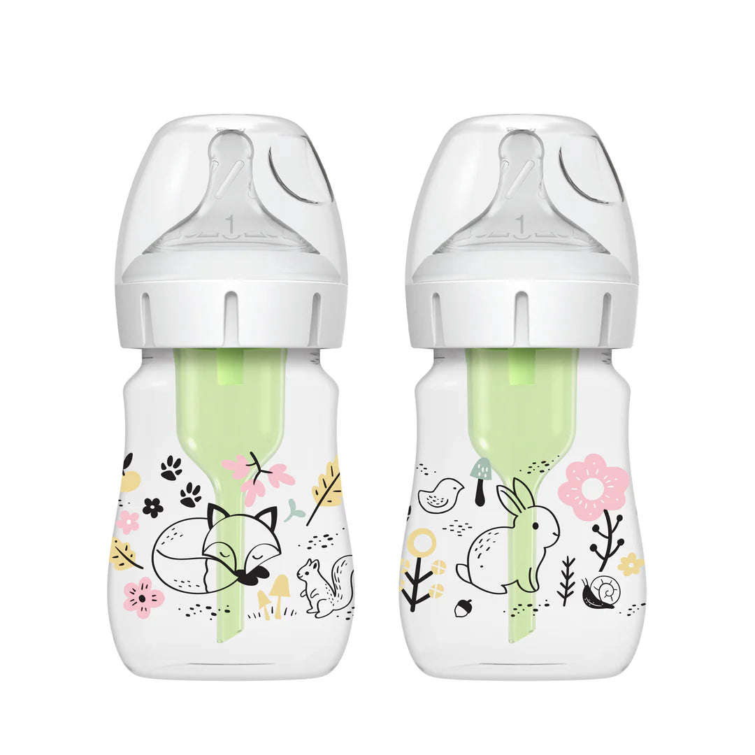 DR. BROWN'S WIDE NECK ANTI-COLIC OPTIONS  BOTTLE - 2-PACK 5OZ/150ML
