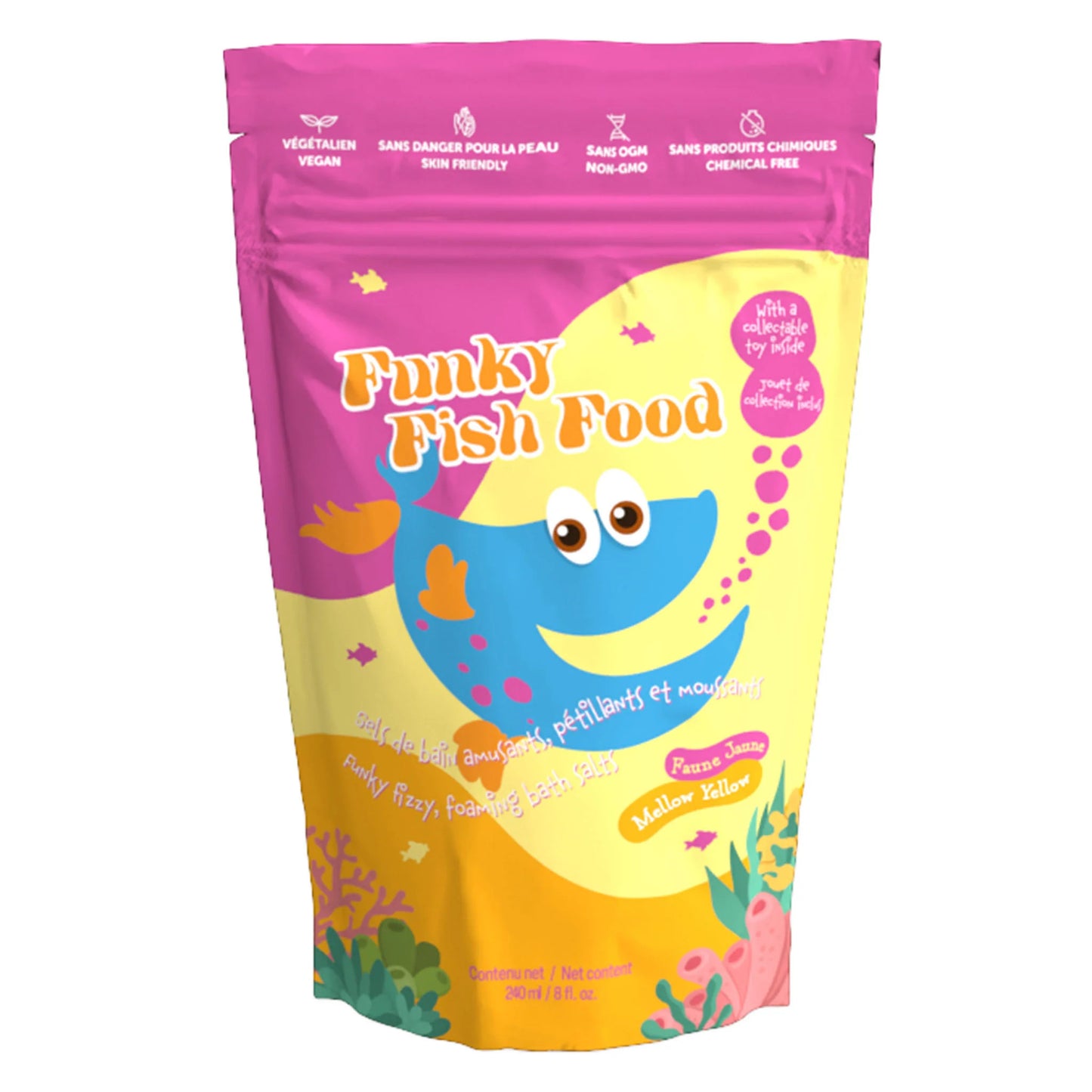 LOOT TOY CO FUNKY FISH FOOD - MELLOW YELLOW - baby enRoute