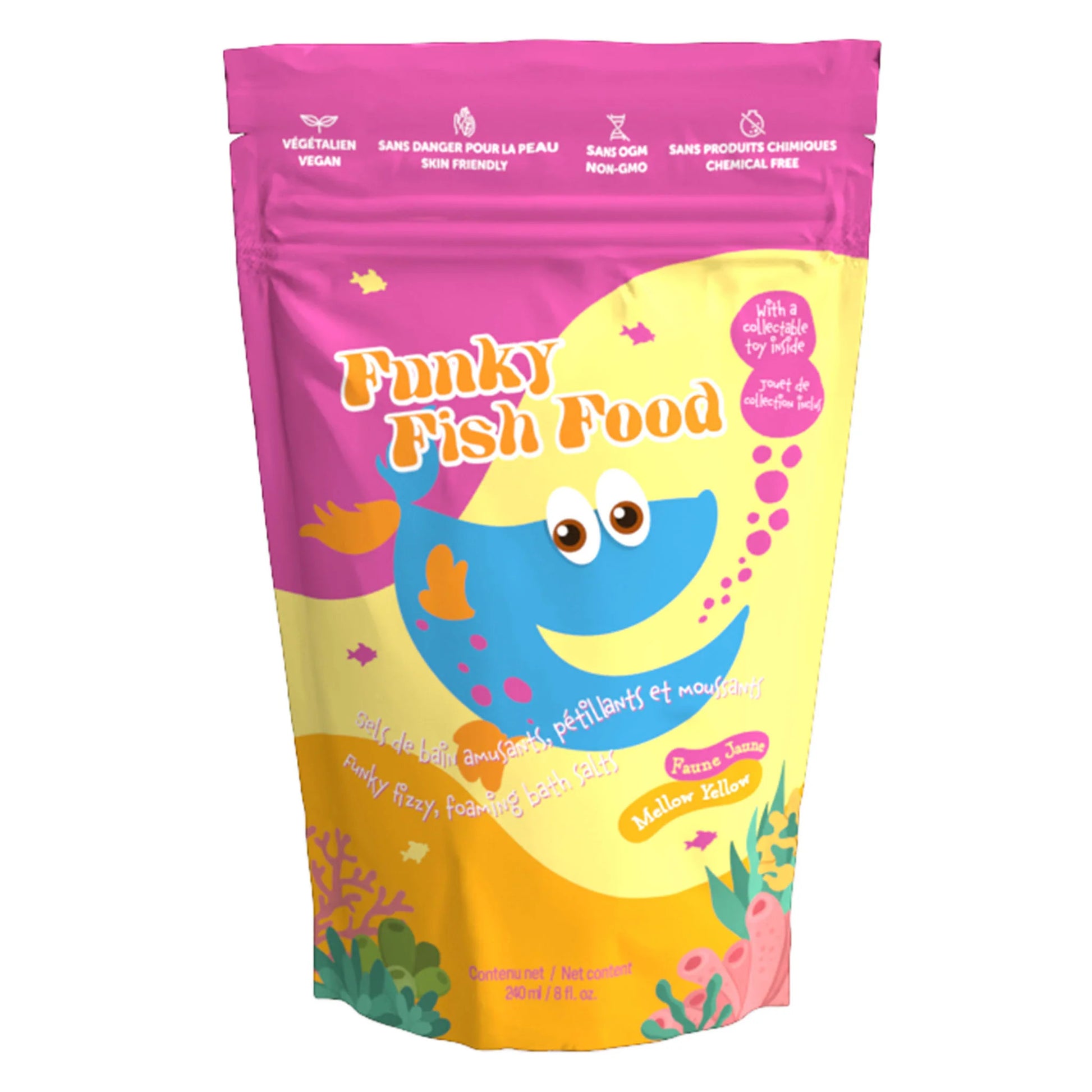 LOOT TOY CO FUNKY FISH FOOD - MELLOW YELLOW