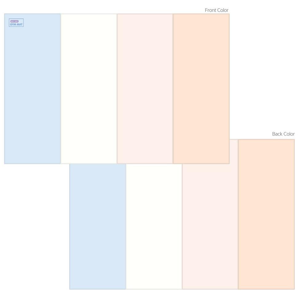 BABY CARE PREMIUM TUMBLING FOLDING MAT - LARGE - PASTEL BLUE