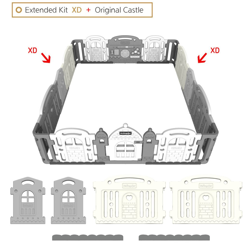 DWINGULER CASTLE EXTENSION SET DOWNY GREY