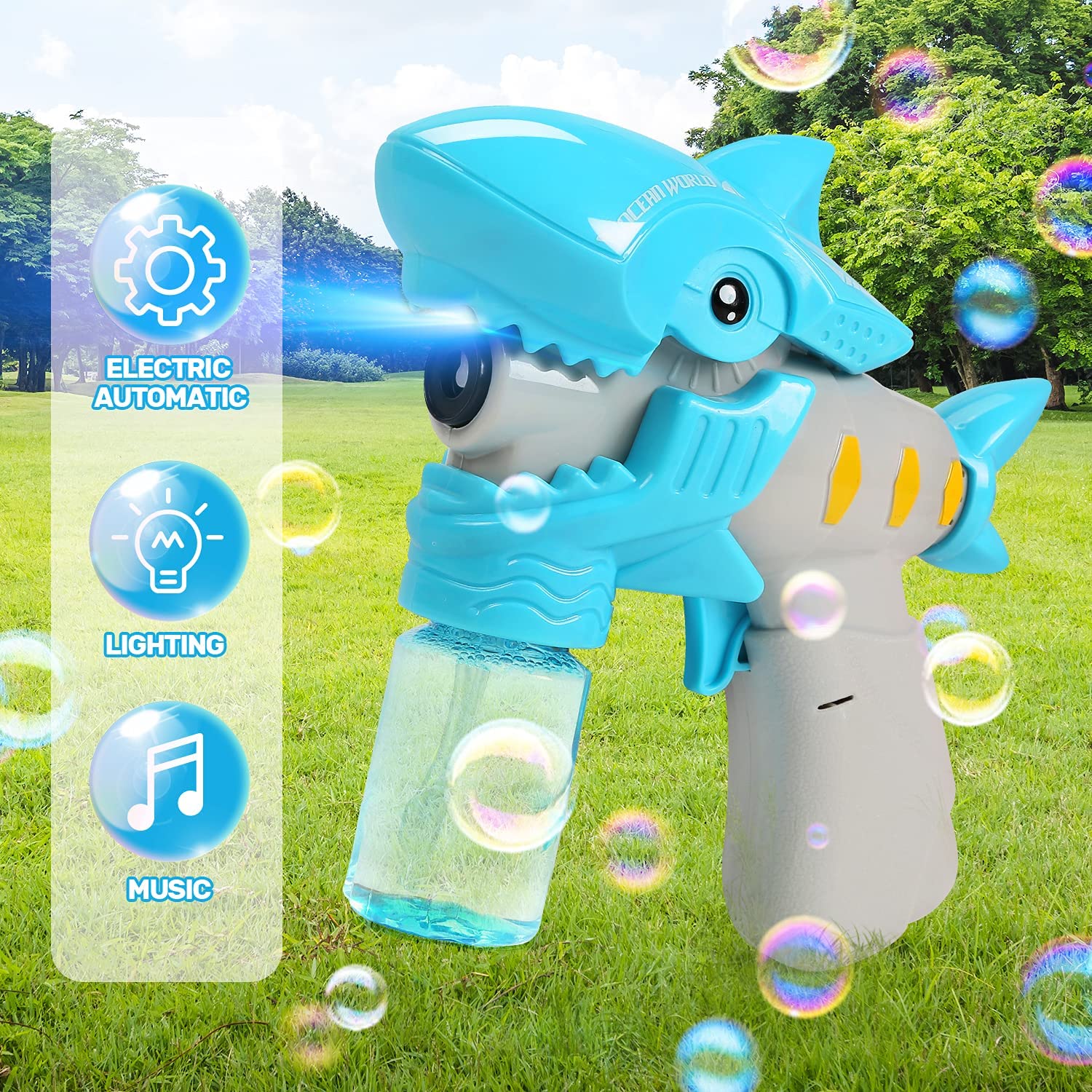 EAGLE STONE SHARK BUBBLE GUN FOR KIDS 2 SET