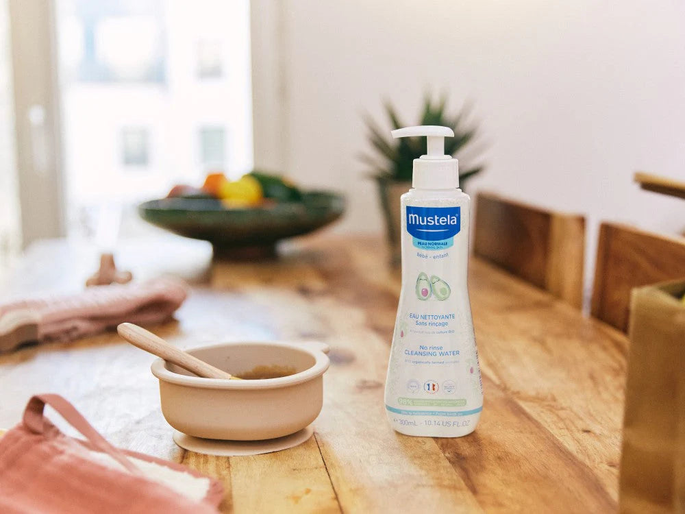 MUSTELA BABY CLEANSING WATER WITHOUT RINSING WITH ORGANIC AVOCADO