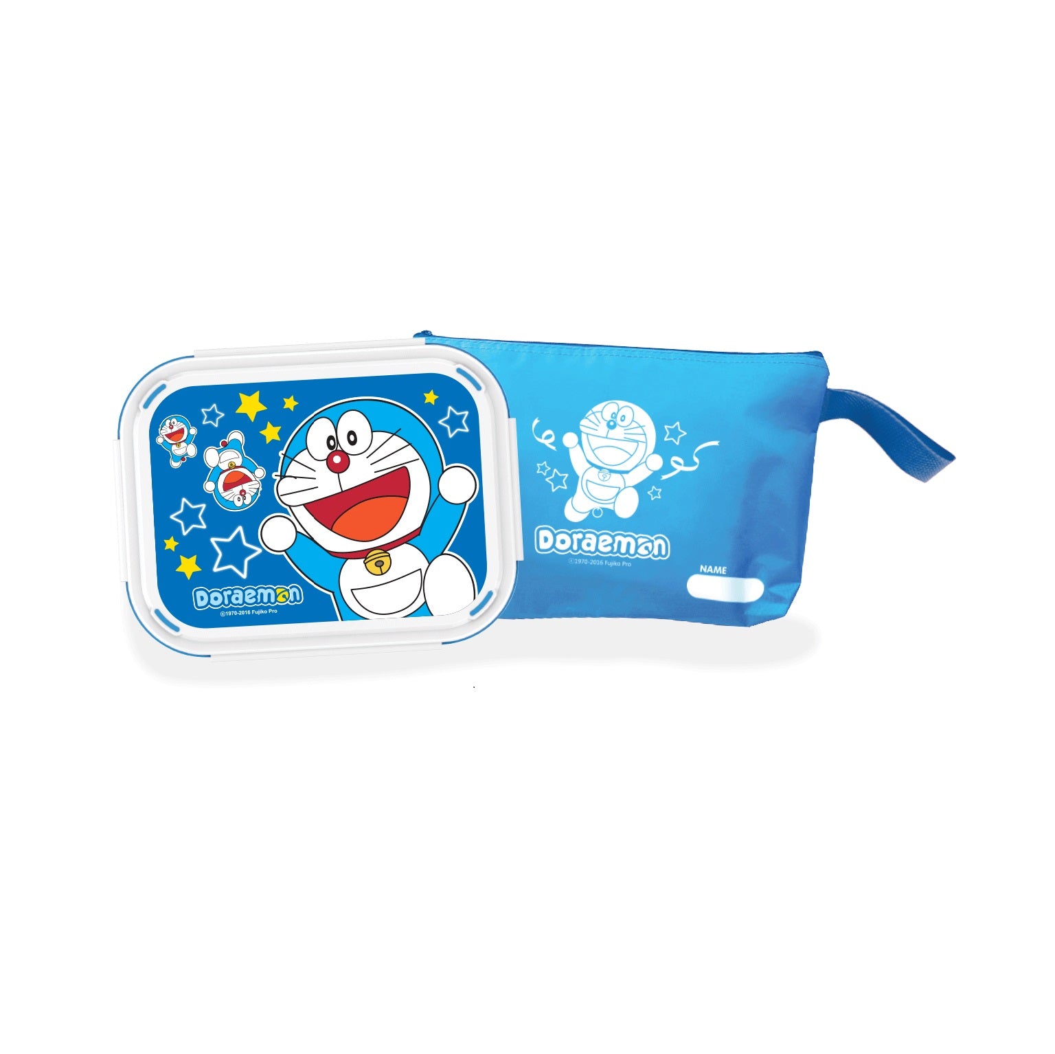 EDISON DORAEMON DUAL NON-SLIP STAINLESS LUNCH BOX