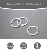 EDISON NO-SPILL TRITAN STRAW CUP SILICONE GASKET (3PCS SET)