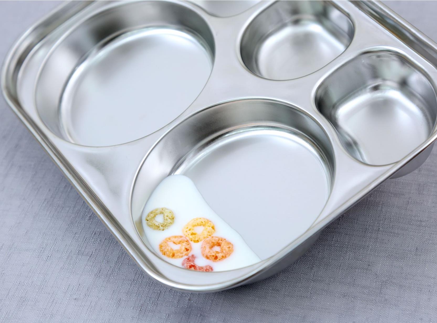 EDISON OWL DUAL NON-SLIP STAINLESS LUNCH BOX WITH POUCH