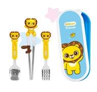 EDISON CHOPSTICKS EASY HARD CASE SET WITH FORK (RIGHT-HANDED)