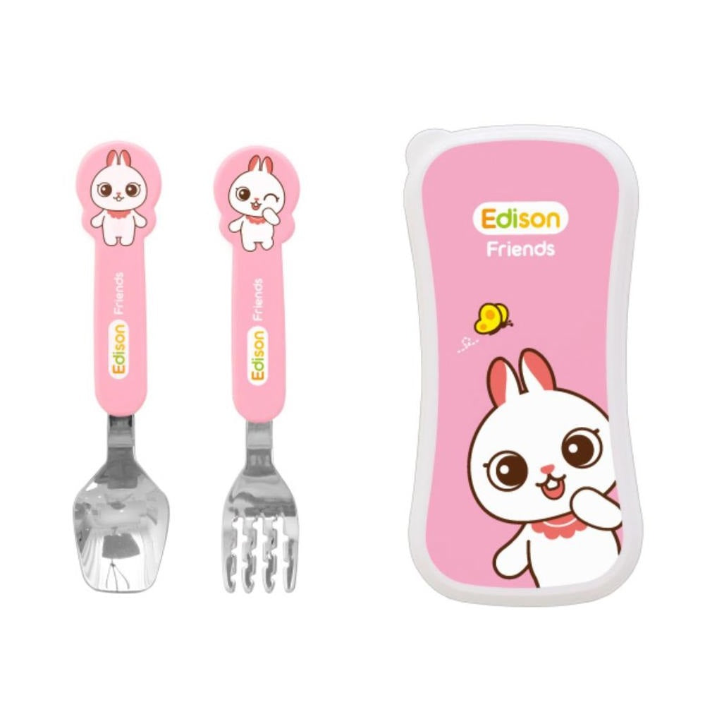 EDISON SPOON&FORK CASE SET FOR BABY