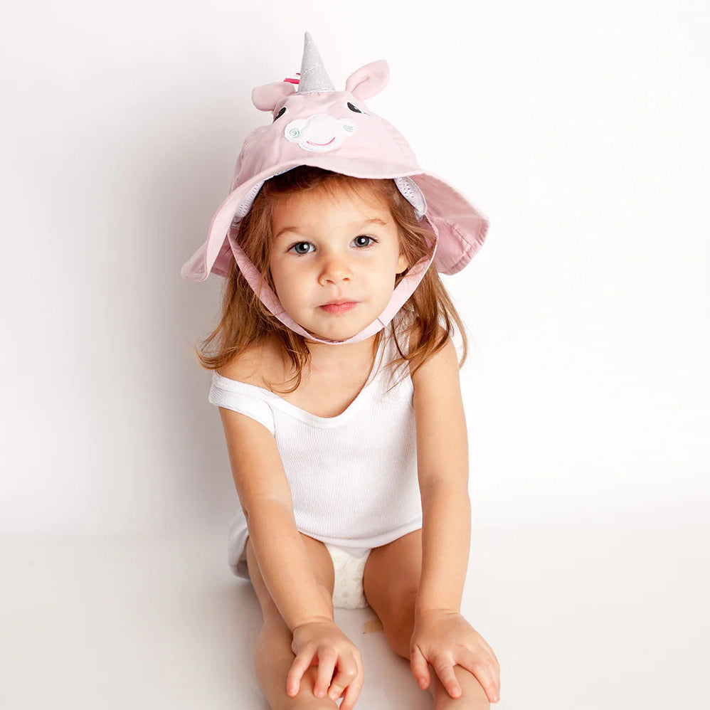 ZOOCCHINI BABY/TODDLER SUN HAT ALICORN