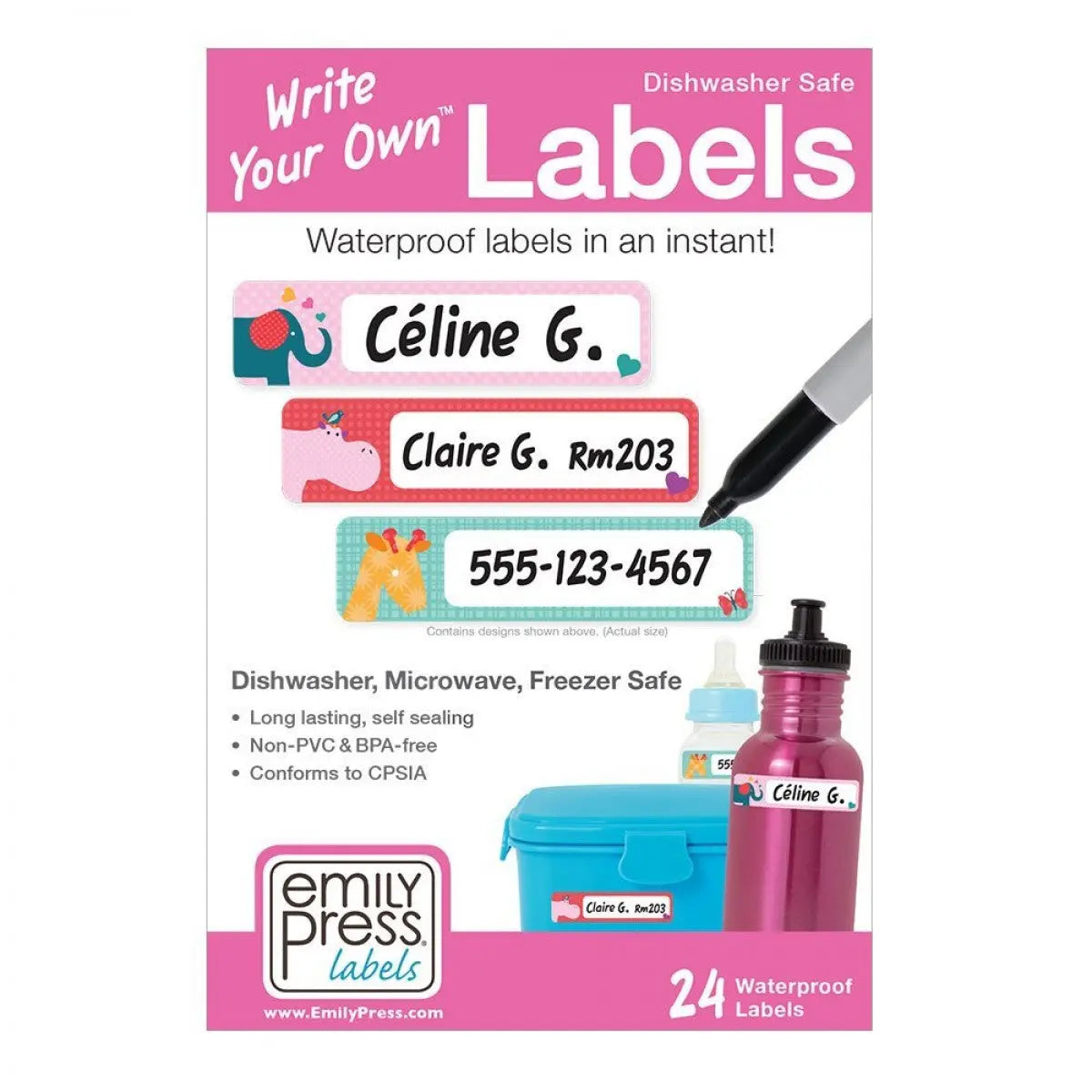 EMILY PRESS LABELS WYO WATERPROOF CLASSIC - BABY ENROUTE TEST