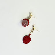 NEMIBABY EARRINGS LYCHEE - 925 STERLING SILVER PINS