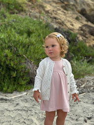 Ettie & H Aurora Cardigan White