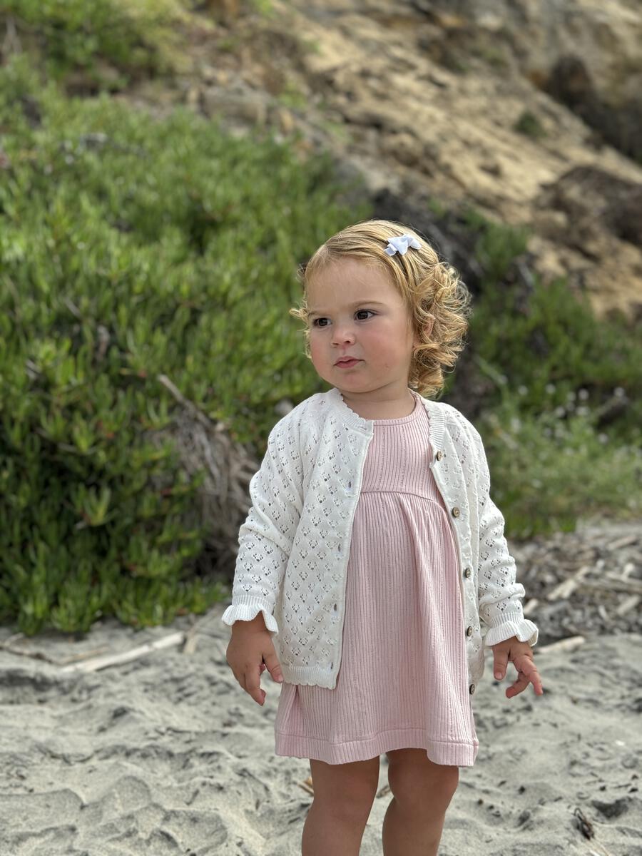 Ettie & H Aurora Cardigan White