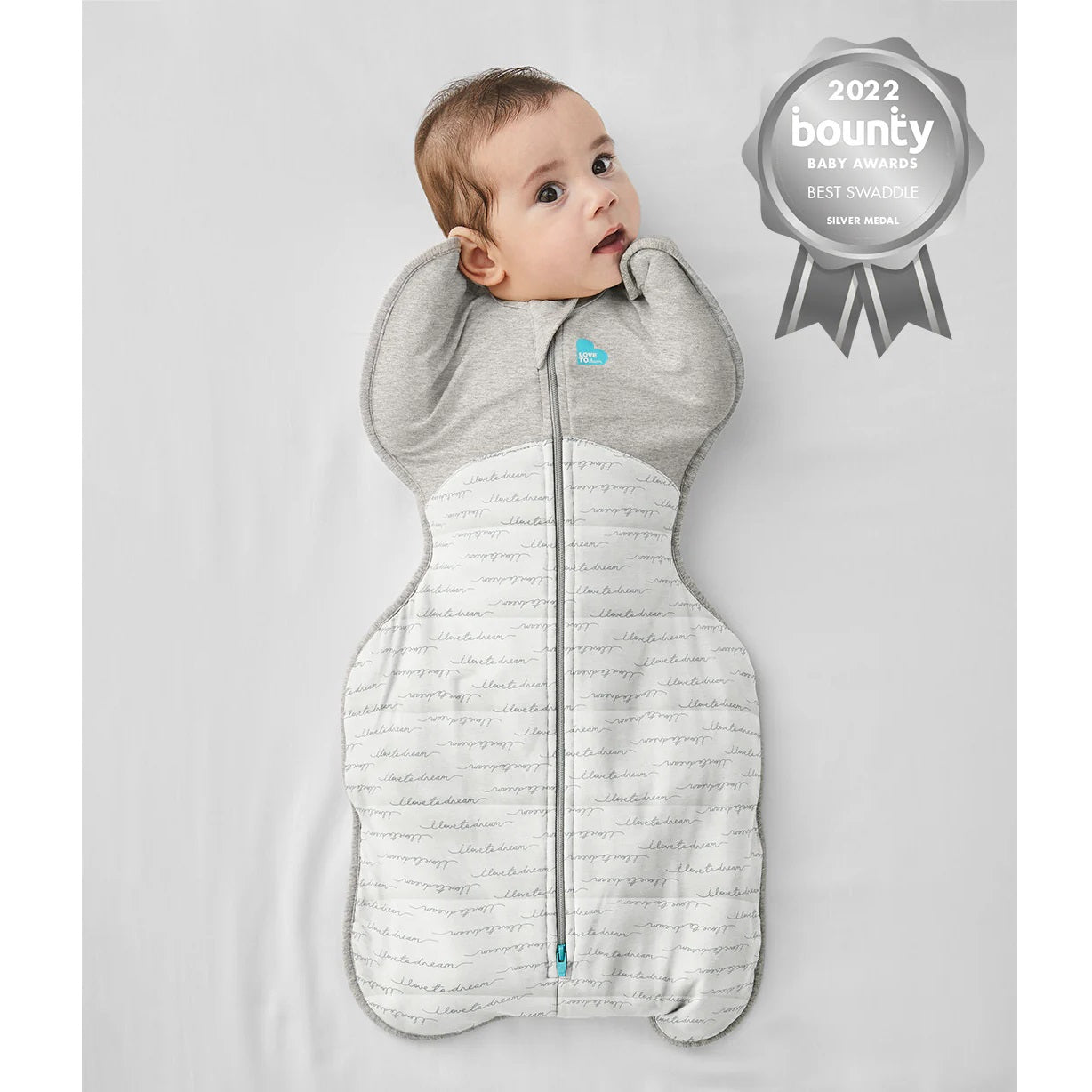 LOVE TO DREAM SWADDLE UP QUILTED COTTON 2.5 TOG DREAMER WHITE