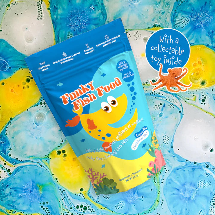 LOOT TOY CO FUNKY FISH FOOD - HULLABALOO BLUE