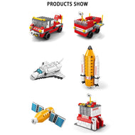Handsome Building Block Series Rocket Launch Site 1000pcs