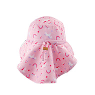 FLAPJACKKIDS KIDS SUN HAT WITH NECK CAPE UNICORN