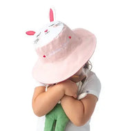 Flapjackkids Reversible Kids Sun Hat Bunny & Deer