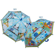 Floss And Rock Color Change Umbrella-Construction Blue