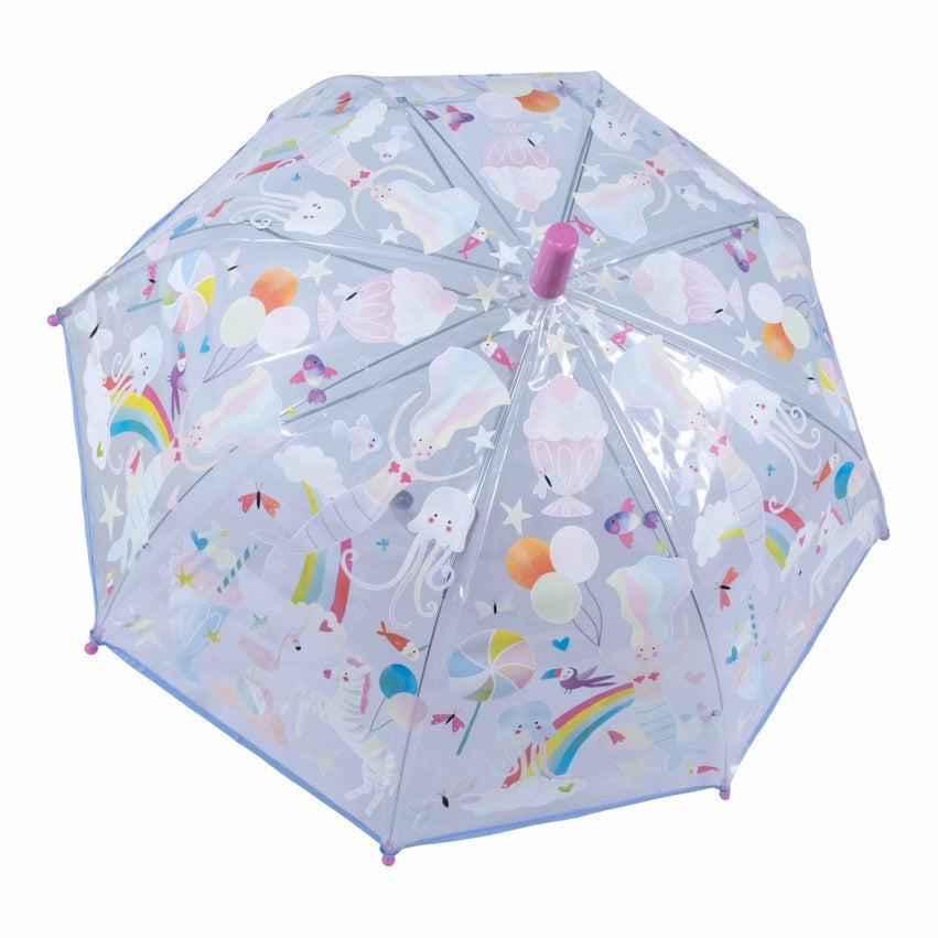Floss And Rock Color Change Umbrella-Fantasy Transparent