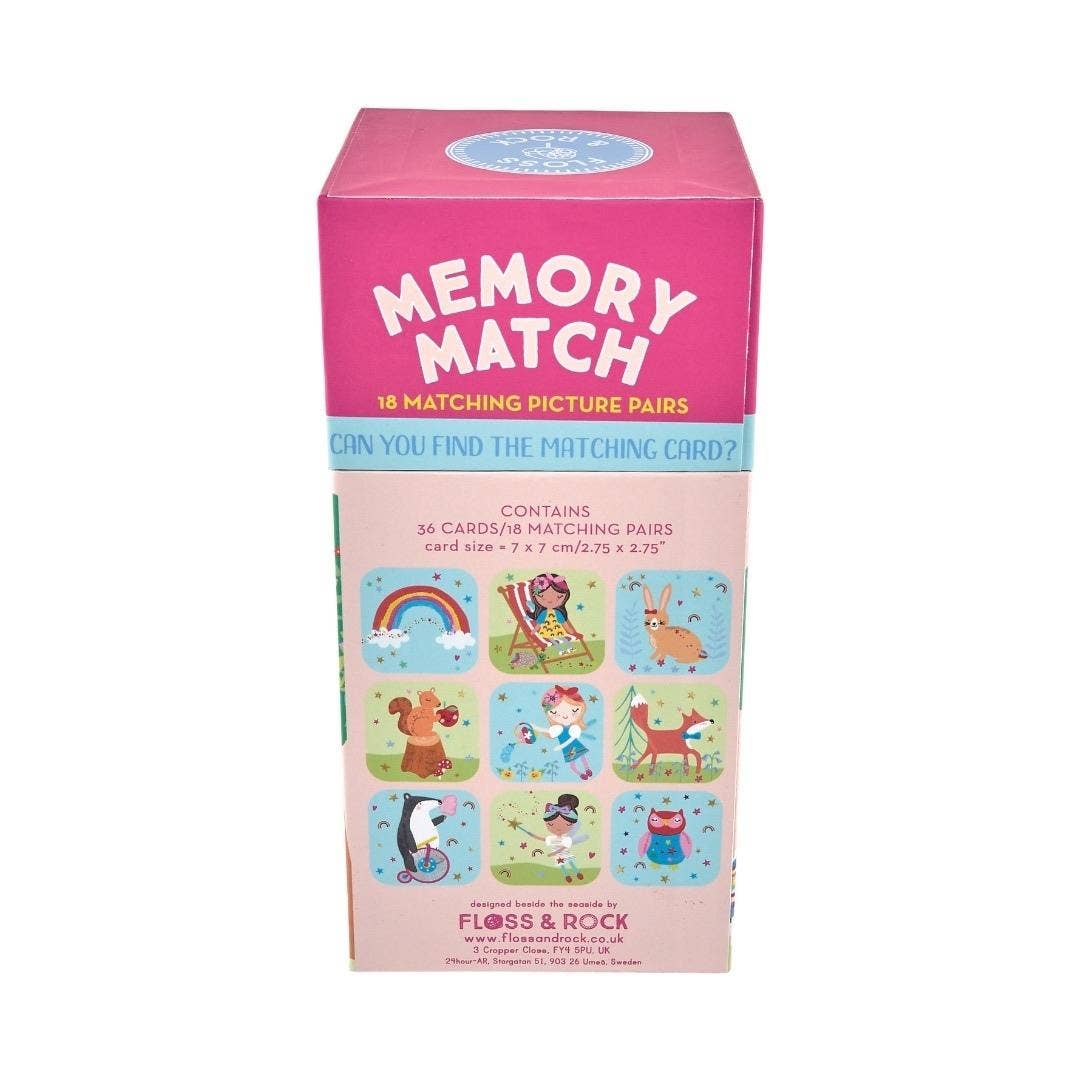 FLOSS AND ROCK RAINBOW FAIRY MEMORY MATCH - baby enRoute