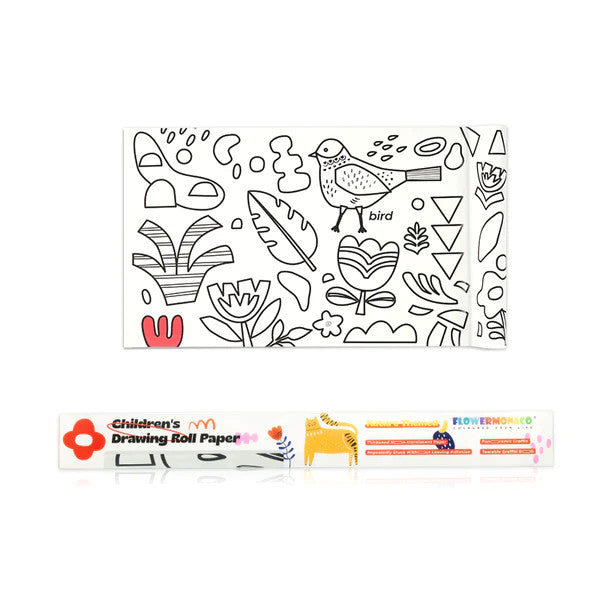 FLOWER MONACO DRAWING PAPER ROLL