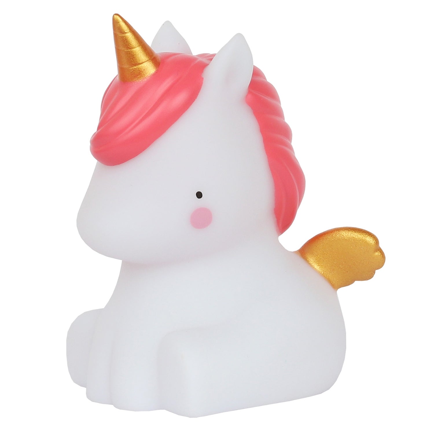 QHOUSE KIDS A LITTLE LOVELY COMPANY LITTLE LIGHT GOLD UNICORN