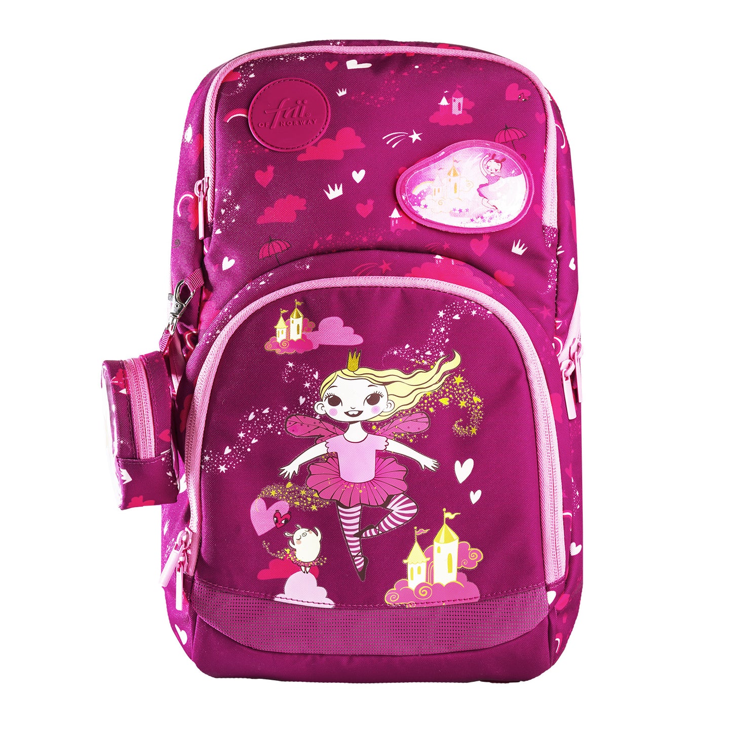 FRII OF NORWAY SCHOOL BACKPACK EXPAND 20-25L BALLERINA PINK - baby enRoute