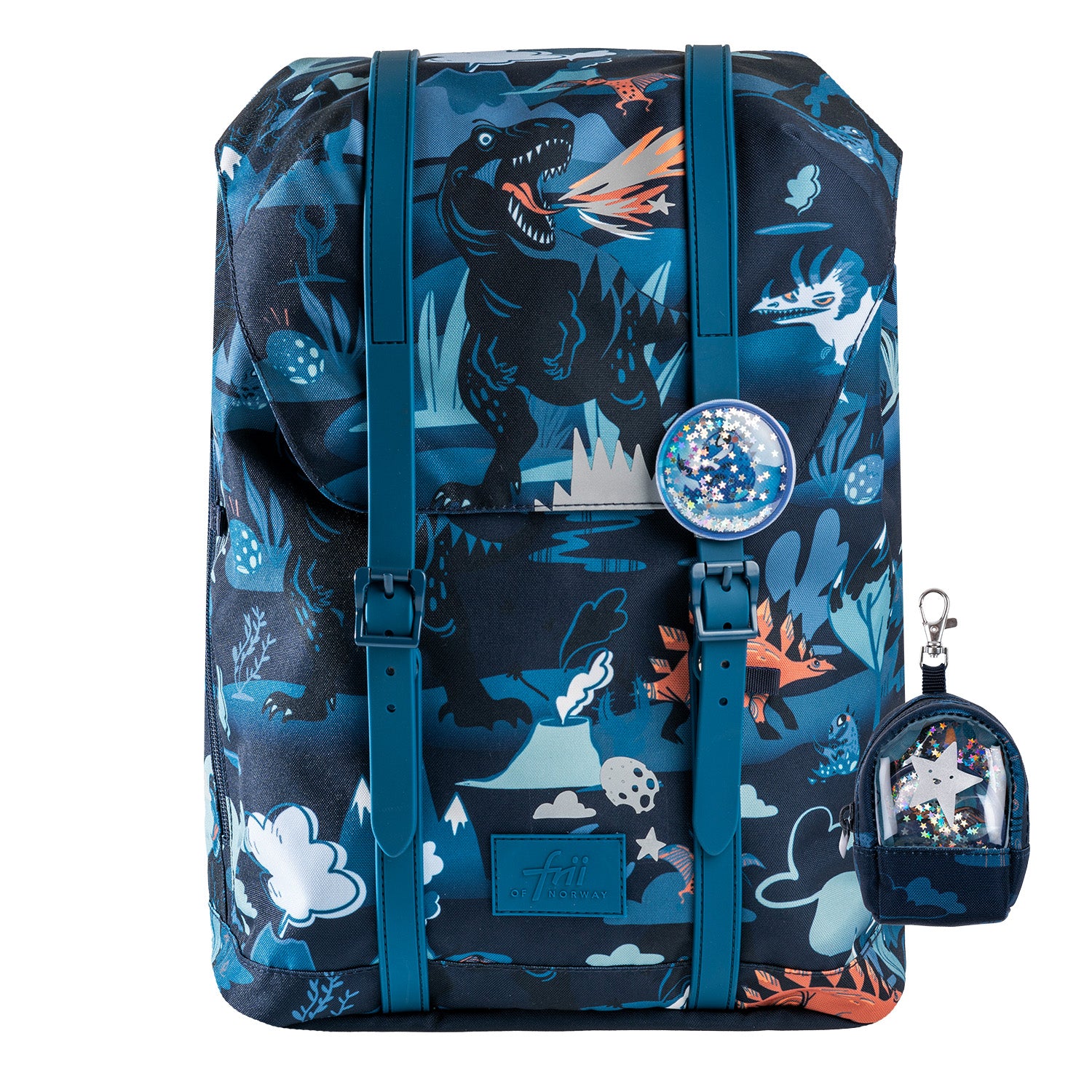FRII OF NORWAY SCHOOL BACKPACK RETRO 22L DINOSAUR