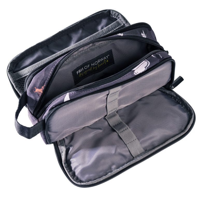 FRII OF NORWAY SCHOOL PENCIL CASE 3-LAYER DINO - baby enRoute