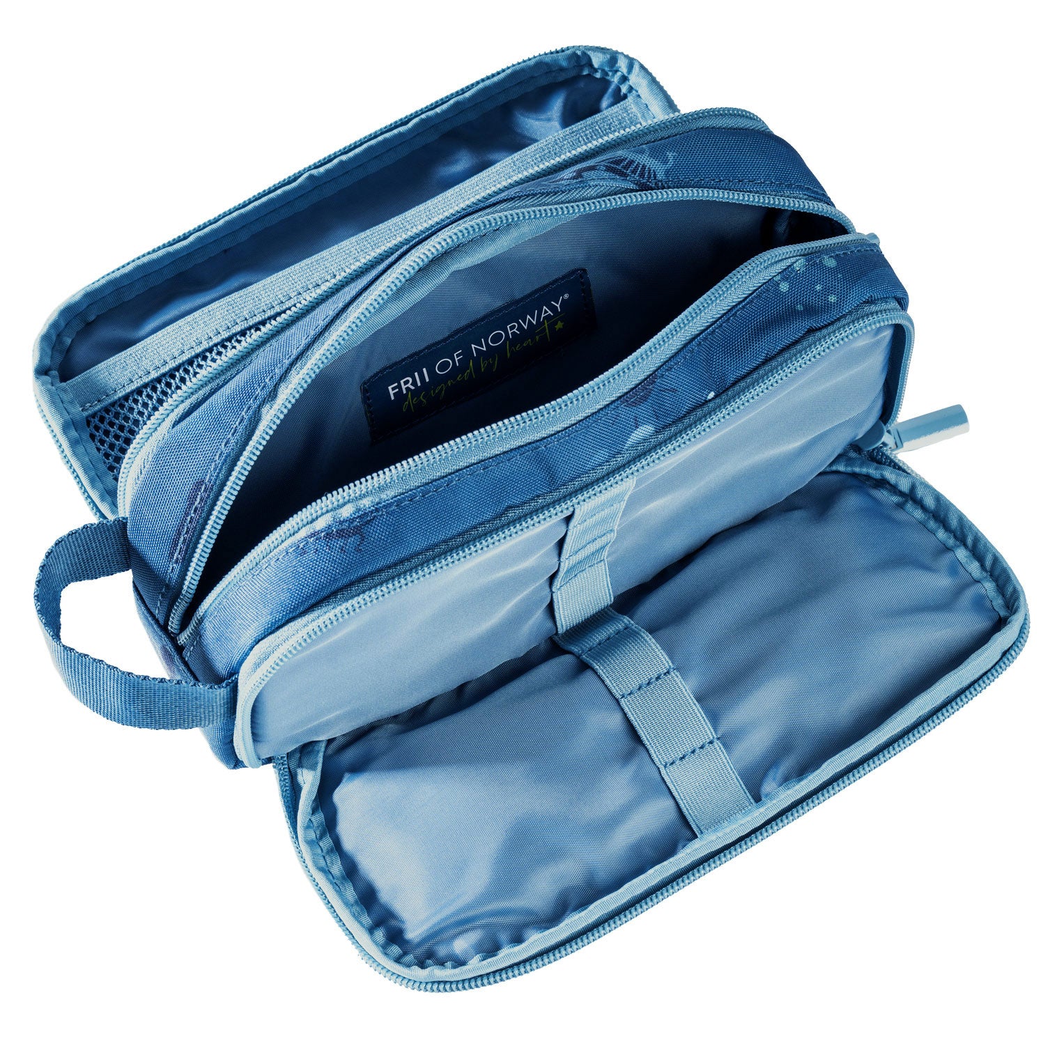 Frii Of Norway School Pencil Case 3-Layer Ninja Blue