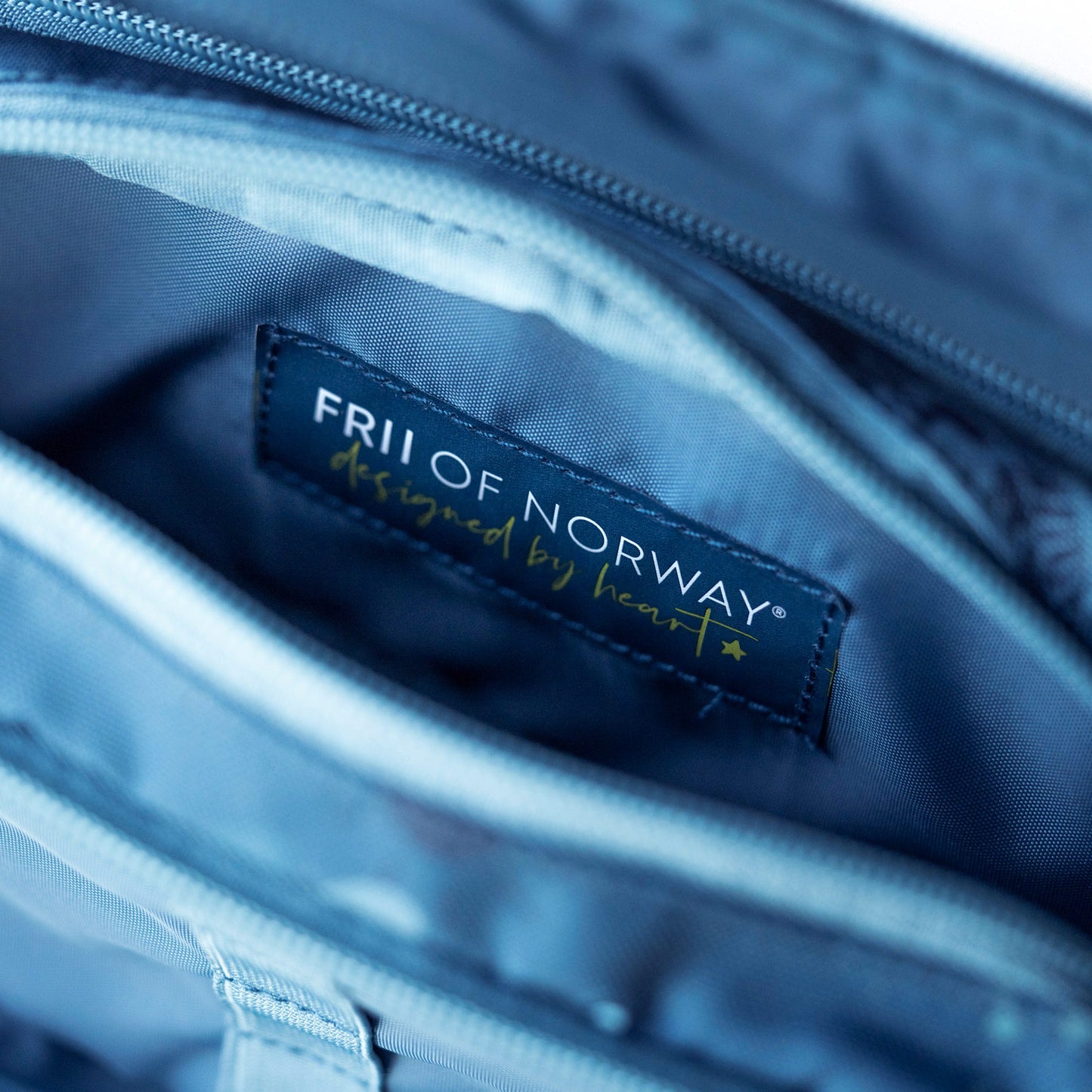 FRII OF NORWAY SCHOOL PENCIL CASE 3-LAYER NINJA BLUE - baby enRoute