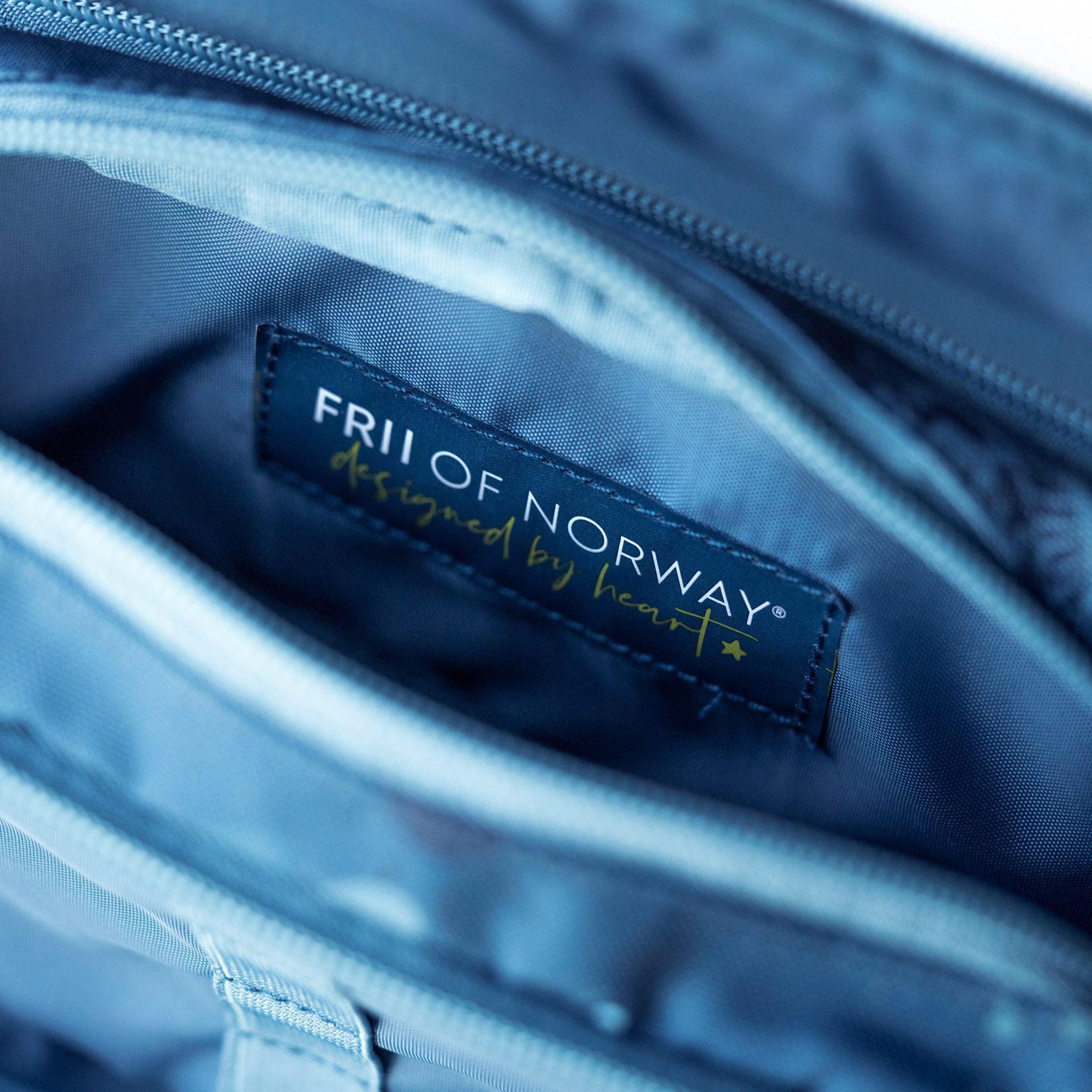 Frii Of Norway School Pencil Case 3-Layer Ninja Blue