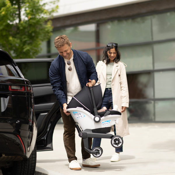 EVENFLO GOLD SHYFT DUALRIDE WITH CARRYALL STORAGE INFANT CAR SEAT AND STROLLER COMBO