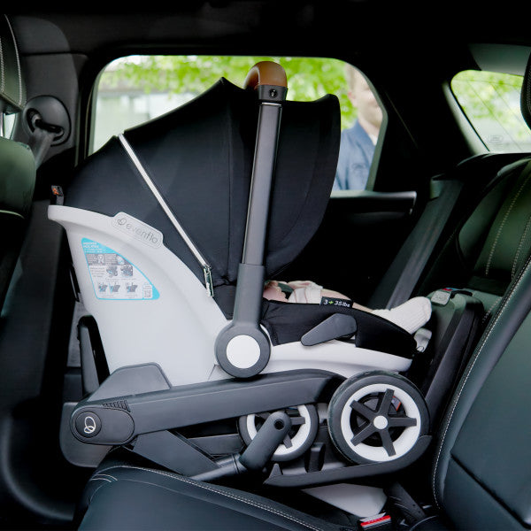 EVENFLO GOLD SHYFT DUALRIDE WITH CARRYALL STORAGE INFANT CAR SEAT AND STROLLER COMBO