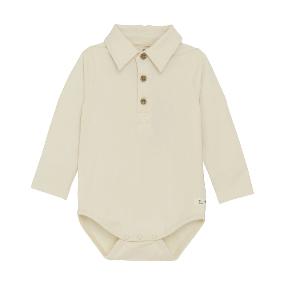 EN FANT BODY LONG SLEEVE SHIRT MOTHER OF PEARL - baby enRoute