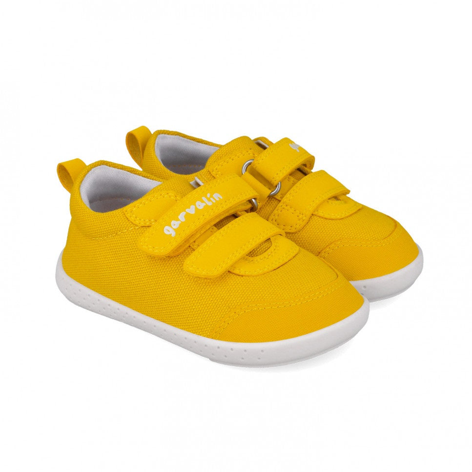 Garvalin Barefoot Children Canvas Sneakers Yellow