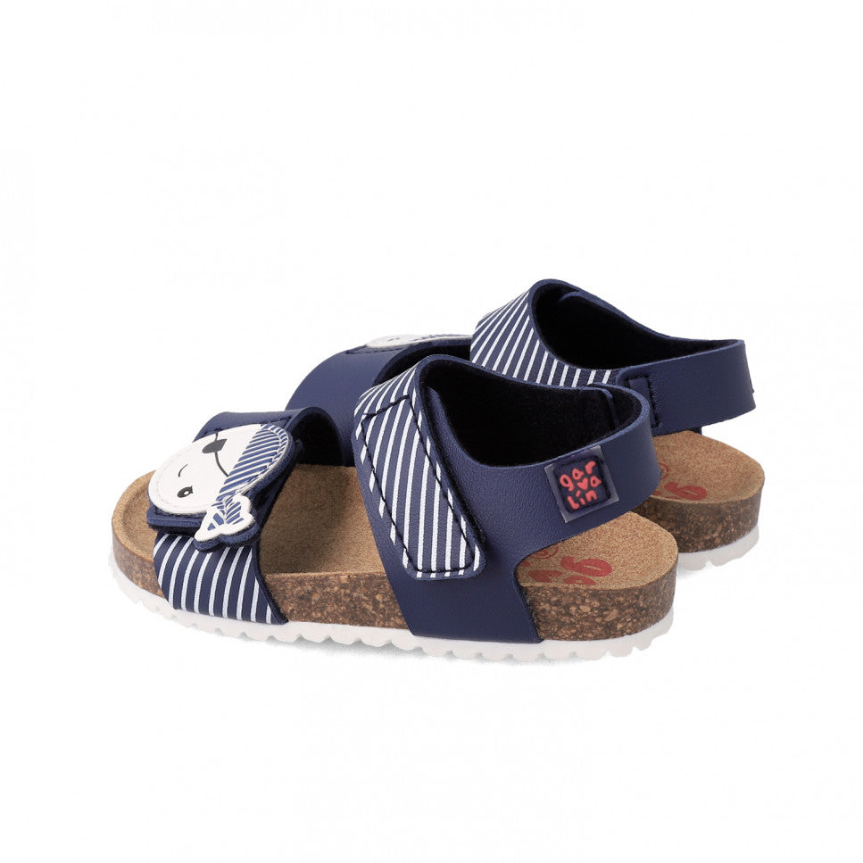 GARVALIN BIO SANDALS FOR CHILDRENS AZUL MARINO