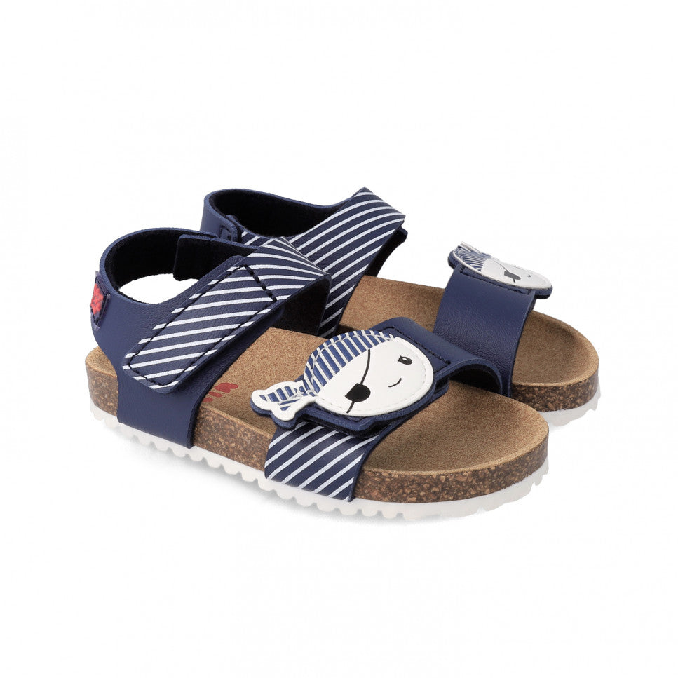 GARVALIN BIO SANDALS FOR CHILDRENS AZUL MARINO