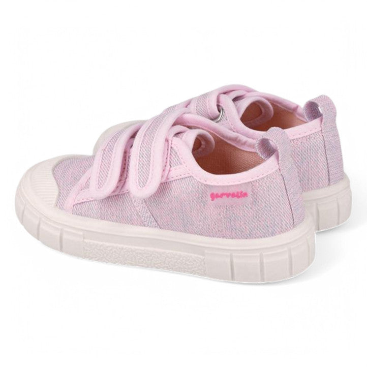 GARVALIN BAREFOOT CHILDREN CANVAS SNEAKERS ROSA PINK
