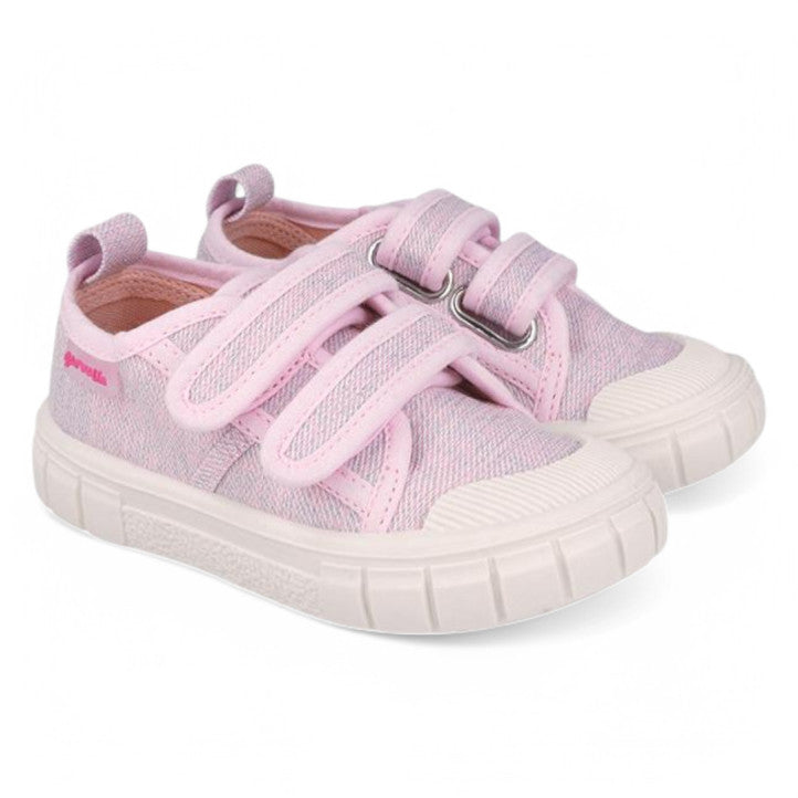 GARVALIN BAREFOOT CHILDREN CANVAS SNEAKERS ROSA PINK