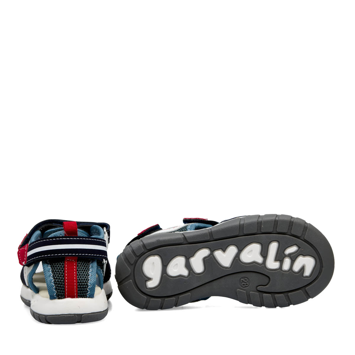 GARVALIN CHILDREN SANDALS NAVY BLUE